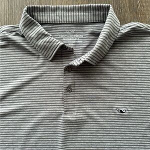 Vineyard Vines Striped Performance Polo Size XXL